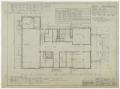 Primary view of Abilene State Hospital Dormitory, Abilene, Texas: First Floor Layout