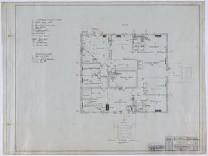 Primary view of object titled 'Taylor County Jail, Abilene, Texas: First Floor Mechanical Plan'.