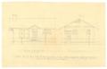 Technical Drawing: Alexander Residence Addition, Abilene, Texas: South and West Elevatio…