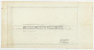 Superior Oil Guest House, Midland, Texas: Front Elevation