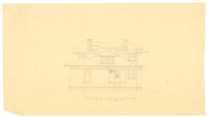 Primary view of object titled 'Castle Residence, Abilene, Texas: Elevation Plan'.