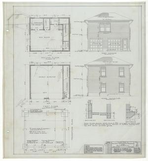 Primary view of object titled 'Manley Residence, Abilene, Texas: Foundation and Layout Plans'.