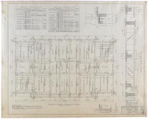 Primary view of object titled 'Mitchell County Courthouse: Second Floor Framing Plan'.
