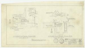 Primary view of object titled 'Abilene State School Ward Renovations, Abilene, Texas: Kitchen Electrical Plan'.