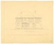 Thumbnail image of item number 1 in: 'Ely Residence, Abilene, Texas: West Elevation'.