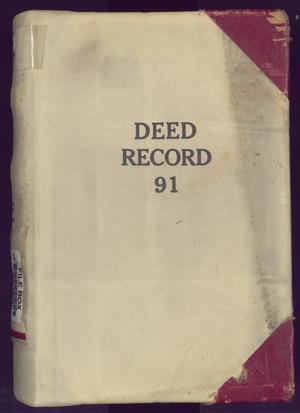 Primary view of object titled 'Travis County Deed Records: Deed Record 91'.