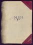 Thumbnail image of item number 1 in: 'Travis County Deed Records: Deed Record 87'.