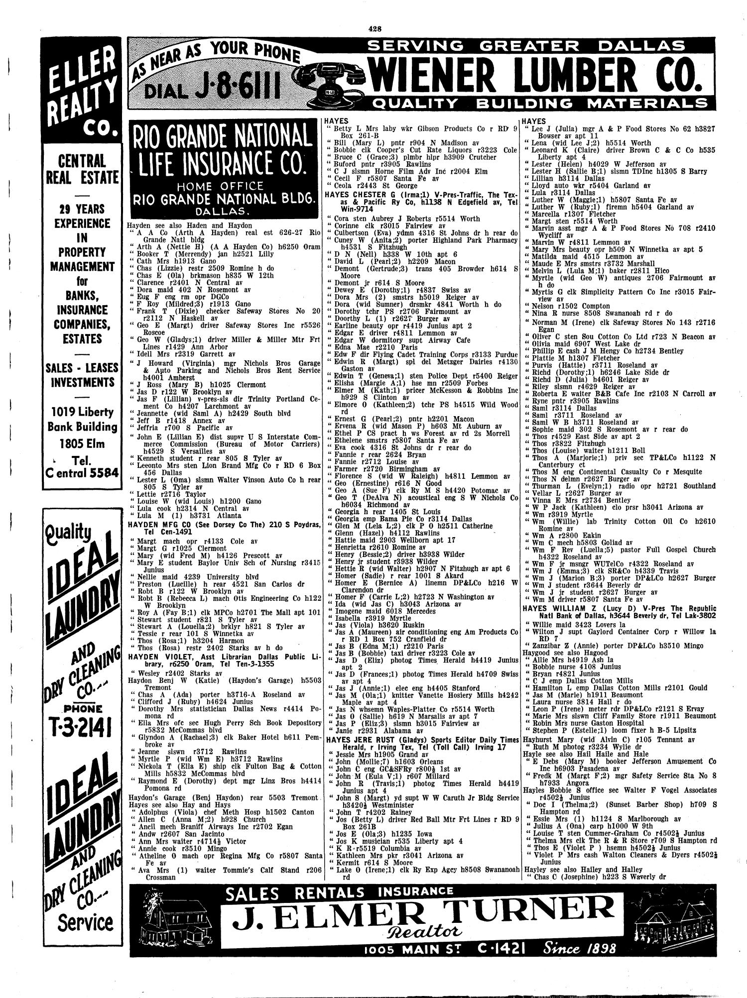 Dallas City Directory, 1941
                                                
                                                    428
                                                