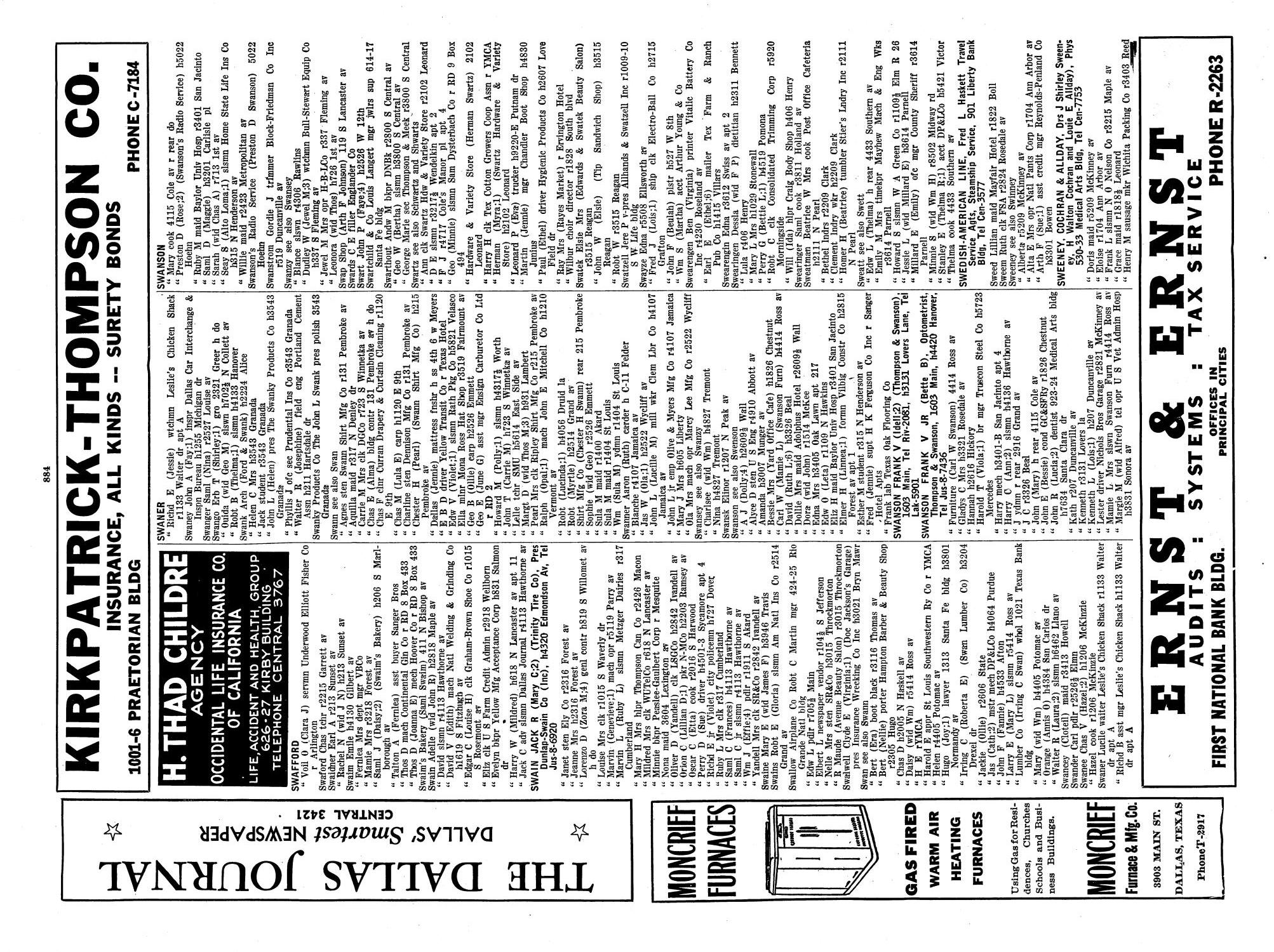 Dallas City Directory, 1941
                                                
                                                    884
                                                