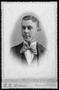 Photograph: [Albert Peyton George as a young man, wearing a plaid three piece sui…