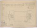 Thumbnail image of item number 2 in: 'Baptist Church, Sterling City, Texas: Main Floor Plan'.