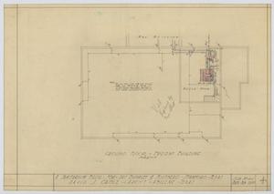 Primary view of object titled 'Sanitarium Building, Stamford, Texas: Ground Floor'.