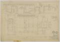 Technical Drawing: Baptist Church, Sterling City, Texas: Foundation Plan