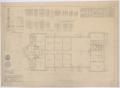 Thumbnail image of item number 2 in: 'Baptist Church, Sterling City, Texas: Ground Floor Plan'.