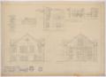 Thumbnail image of item number 2 in: 'Baptist Church, Sterling City, Texas: Elevations'.