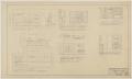 Thumbnail image of item number 1 in: 'Highland Methodist Church, Odessa, Texas: Cabinet Detail Plans'.