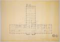 Thumbnail image of item number 1 in: 'Midland Memorial Hospital, Midland, Texas: Preliminary Plans, First Floor'.