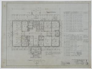 Primary view of object titled 'Sanitarium Building, Lamesa, Texas: First Floor'.