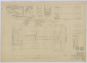 Primary view of object titled 'Baptist Church, Sterling City, Texas: Framing Plans'.