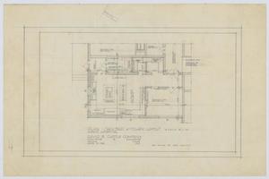 Hospital Building, Spur, Texas: Revised Kitchen Layout Plan