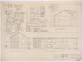 Technical Drawing: First Baptist Church Addition, Rule, Texas: Elevation Details