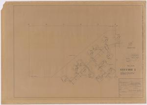 Primary view of object titled 'Bryan Air Force Base Housing: Plot Plan - Section 1'.