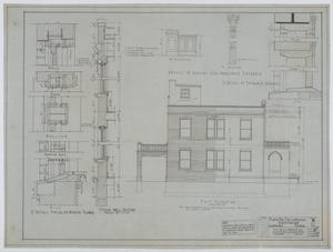 Primary view of object titled 'Sanitarium Building, Lamesa, Texas: East Elevation'.