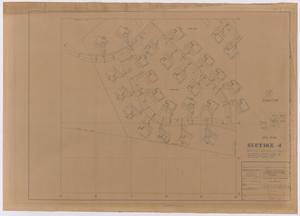 Primary view of object titled 'Bryan Air Force Base Housing: Plot Plan - Section 4'.