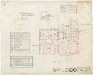 Hamilton Hospital Additions, Olney, Texas: First Floor Electrical Plan