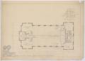Thumbnail image of item number 2 in: 'Baptist Church, Sterling City, Texas: Main Floor Plan'.
