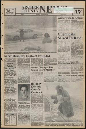 Archer County News (Archer City, Tex.), No. 3, Ed. 1 Thursday, January 16, 1992