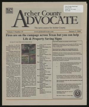 Archer County Advocate (Holliday, Tex.), Vol. 3, No. 39, Ed. 1 Thursday, January 5, 2006
