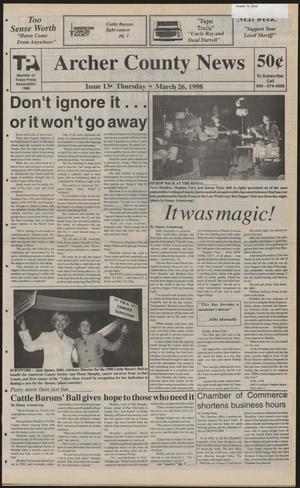 Archer County News (Archer City, Tex.), No. 13, Ed. 1 Thursday, March 26, 1998