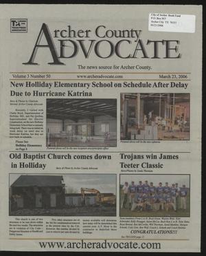 Archer County Advocate (Holliday, Tex.), Vol. 3, No. 50, Ed. 1 Thursday, March 23, 2006