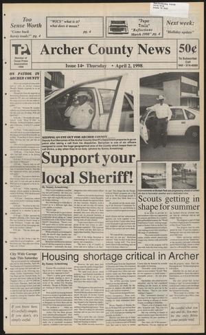 Archer County News (Archer City, Tex.), No. 14, Ed. 1 Thursday, April 2, 1998