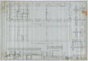 Primary view of object titled 'Winkler County Jail, Kermit, Texas: Foundation and Footing Plan'.
