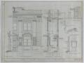 Technical Drawing: Stamford City Hall and Fire Station: Front Elevation