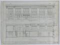 Technical Drawing: Stamford City Hall and Fire Station: Left Side Elevation