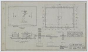 Fire Station, Merkel, Texas: Roof Plan and Details