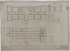 Primary view of object titled 'De Leon Ward School, De Leon, Texas: Footing and Foundation Plan'.