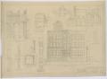 Thumbnail image of item number 1 in: 'Irion County Courthouse: General Construction Plans, South End Elevation'.