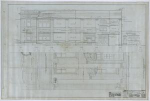 Primary view of object titled 'Olney City Hall and Fire Station: Plans for a City Hall and Fire Station, Detail of Bays in Front Elevation'.