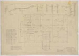 Irion County Courthouse: Structural Plans, First Floor