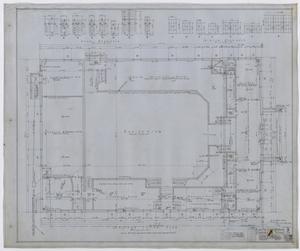 City Auditorium, Stamford, Texas: Ground Floor Plan