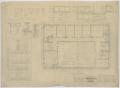 Technical Drawing: Irion County Courthouse: General Construction Plans, Second Floor