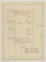 Technical Drawing: Community Building Proposal, Olney, Texas: Floor Plan