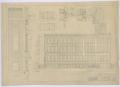Technical Drawing: Irion County Courthouse: General Construction Plans, Rear Elevation