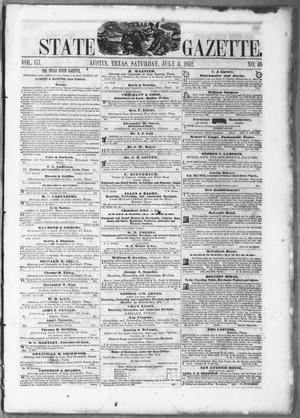 Texas State Gazette. (Austin, Tex.), Vol. 3, No. 46, Ed. 1, Saturday, July 3, 1852