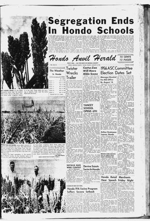 Primary view of object titled 'Hondo Anvil Herald (Hondo, Tex.), Vol. 70, No. 8, Ed. 1 Friday, August 12, 1955'.