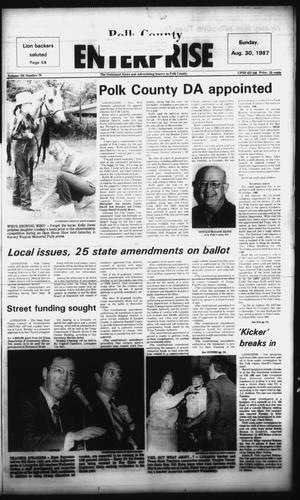 Polk County Enterprise (Livingston, Tex.), Vol. 105, No. 70, Ed. 1 Sunday, August 30, 1987